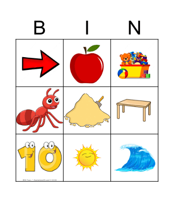 S, A, T Bingo Card