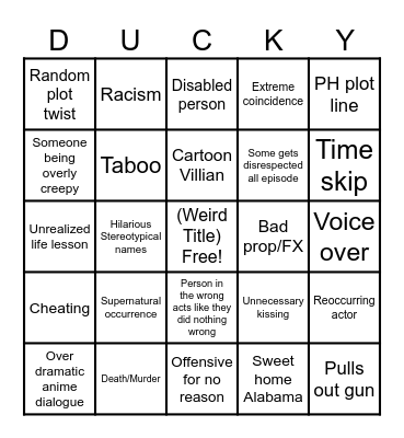 Tomorrow's Teachings Bingo Card