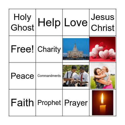 General Conference Bingo Card