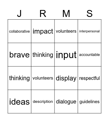 Passport Stamp Card Bingo Card