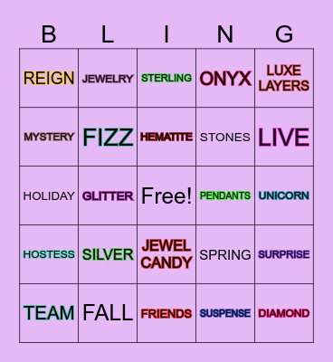 BOMB PARTY BLITZ Bingo Card