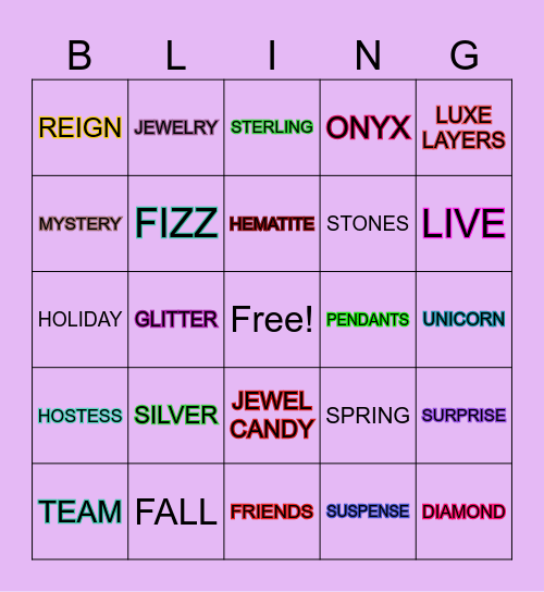 BOMB PARTY BLITZ Bingo Card