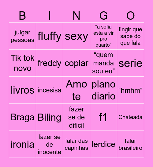 Kika bingo Card