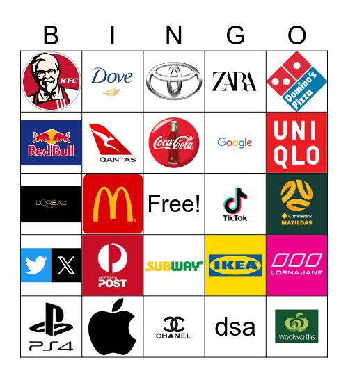 Logo Bingo Card