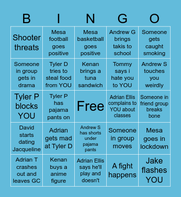 24-25 School Year Bingo Card