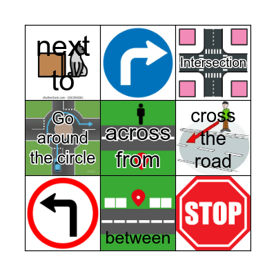 Directions Bingo Card