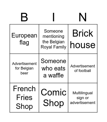 Antonia_LA GS (Englisch) Bingo Card