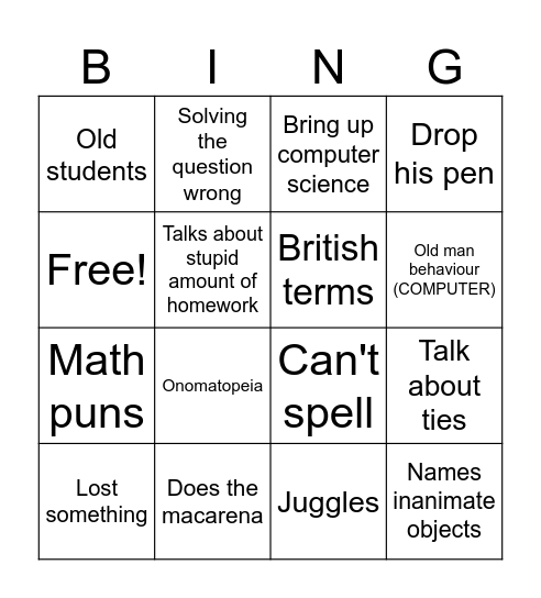 Tom Habingo Card