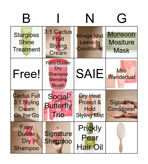 HAVE A GREAT HAIR DAE Bingo Card