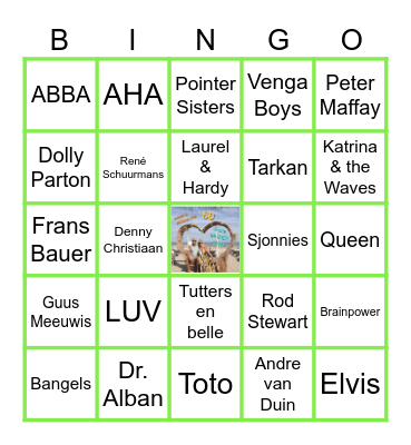Mark en Jacqueline ntitled Bingo Card