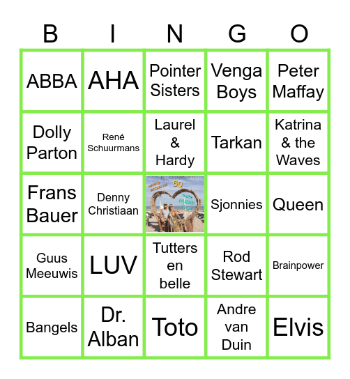 Mark en Jacqueline ntitled Bingo Card