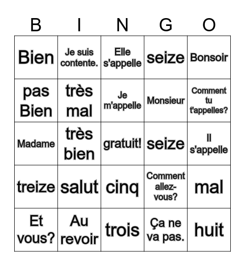 Talleen Romeus Bingo Card