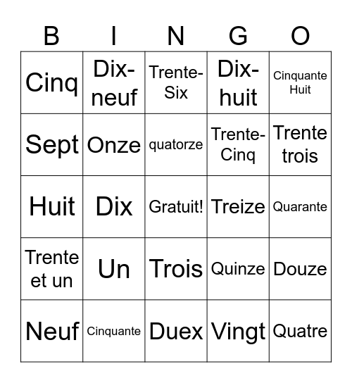 Aleksandr Kostromin Bingo Card