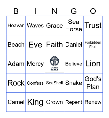 Breaker Rock Beach Bingo Card