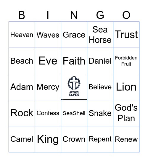 Breaker Rock Beach Bingo Card