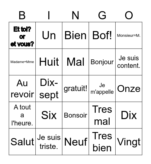 Lucca Guidotti-Barbra Bingo Card