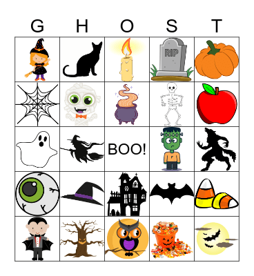 Boo Bingo Card