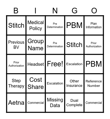 ReQ U Bingo Card