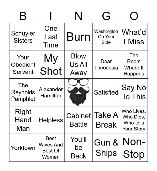 BROADWAY RD 2 | HAMILTON Bingo Card