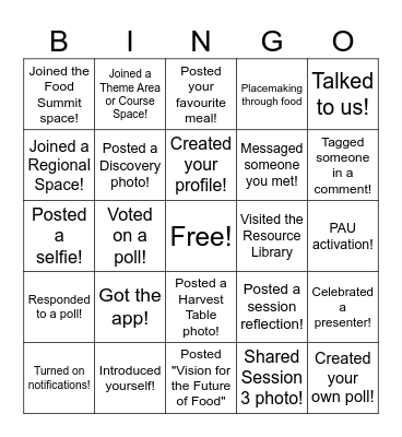 Partner Portal Bingo Card