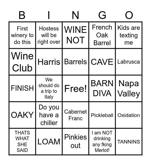 HOPE BDAY Bingo Card