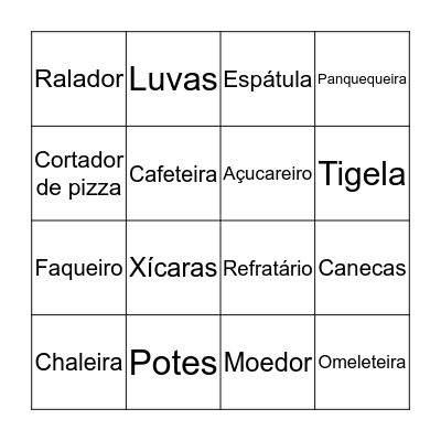 Bingo da Rê Bingo Card
