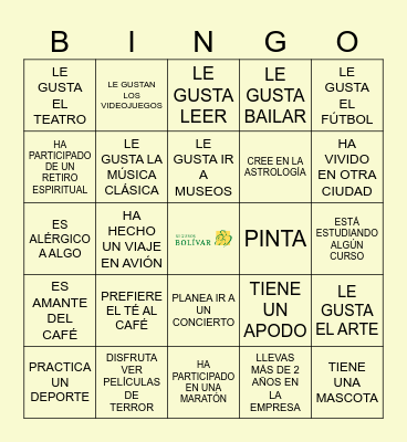 Bingo de las Revelaciones Bingo Card