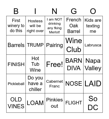 Hope BDAY Bingo Card