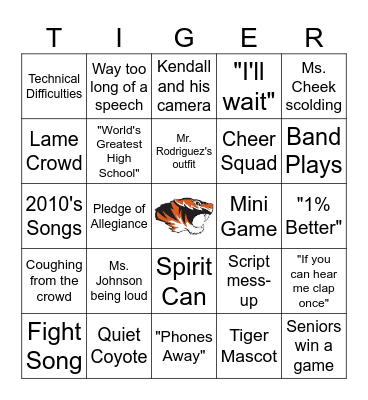 assembly bingo Card