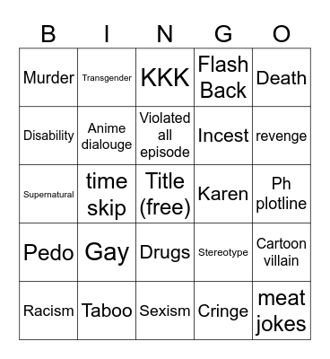 TOMORROWS TACHING Bingo Card