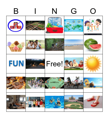 Summer FUN Bingo Card