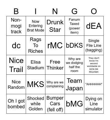 SQ Bingo John 1:14 Angle Time Bingo Card