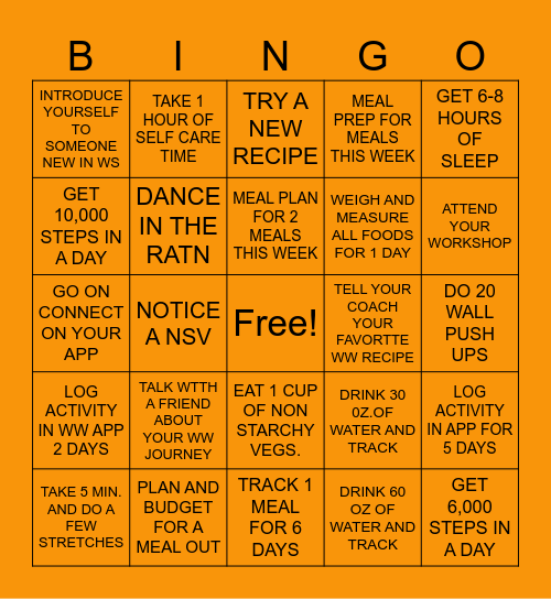 Jack-o-Bingo Card