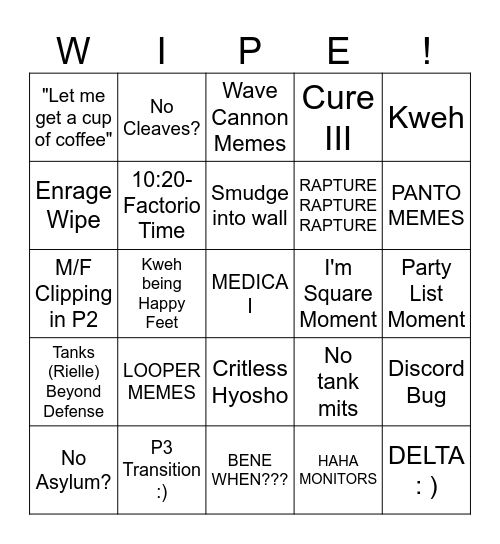 HA HA FUNNY TOP Bingo Card