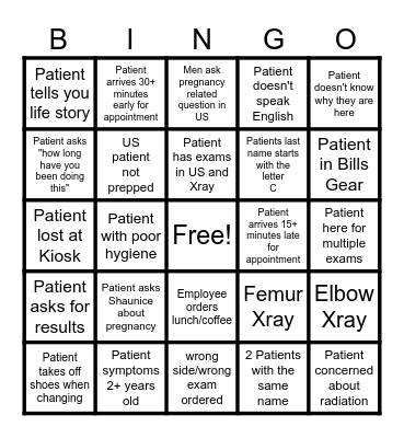 Riedman Bingo-no mammo 9/20 Bingo Card