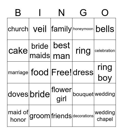 engagement Bingo Card