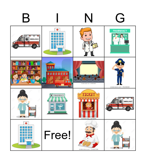 My community Bingo Card