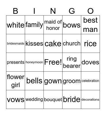 engagement Bingo Card