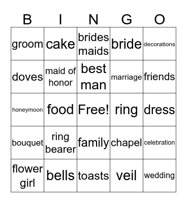engagement Bingo Card