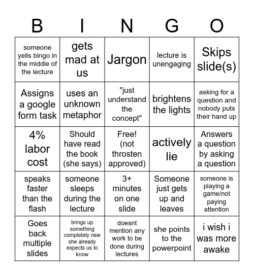 1712 bingo Card