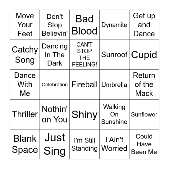 VIBE BINGO Card