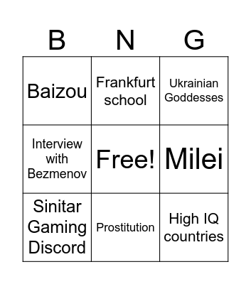 WaterMage bingo card Bingo Card