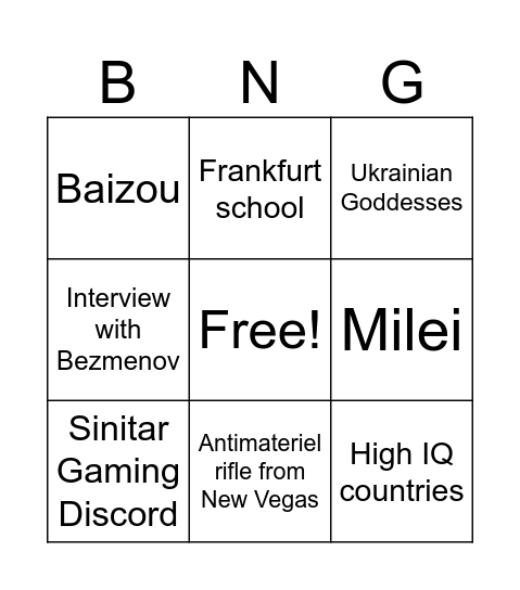 WaterMage bingo card Bingo Card