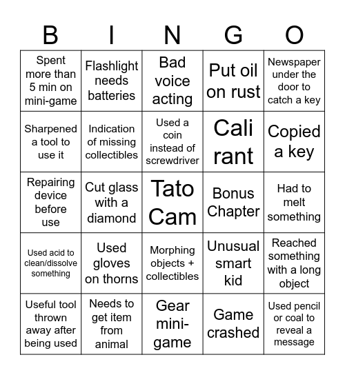 HOG-Bingo Card