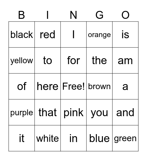 Really Great Reading Units 1-4 Review Bingo Card