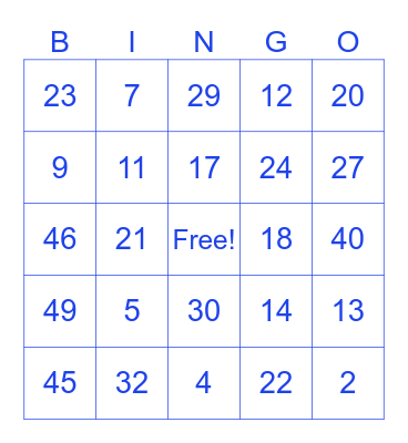 JM Smucker Bingo: October 2024 Bingo Card