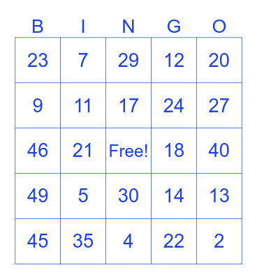 JM Smucker Bingo: October 2024 Bingo Card