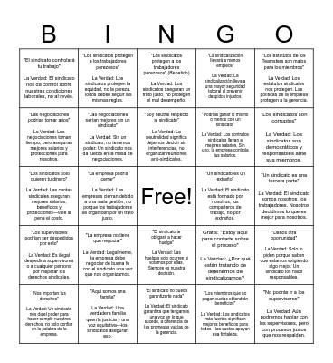 UNFI Buster Bingo Card