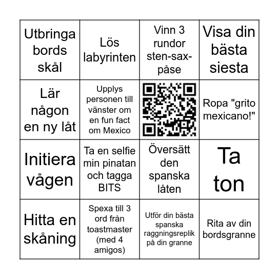 Lotería Bingo Card