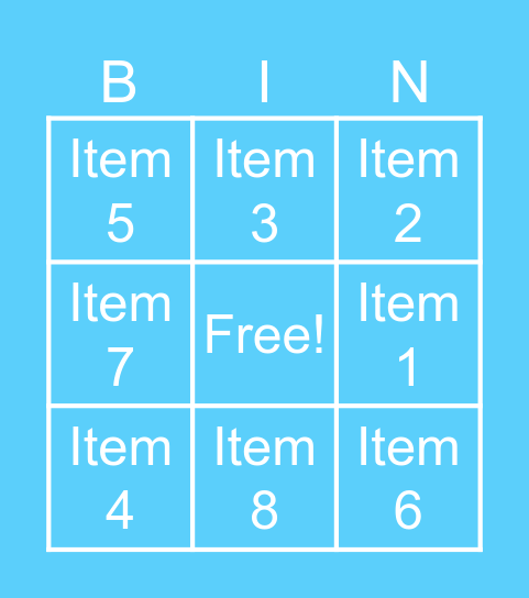 BACH BINGO! Bingo Card